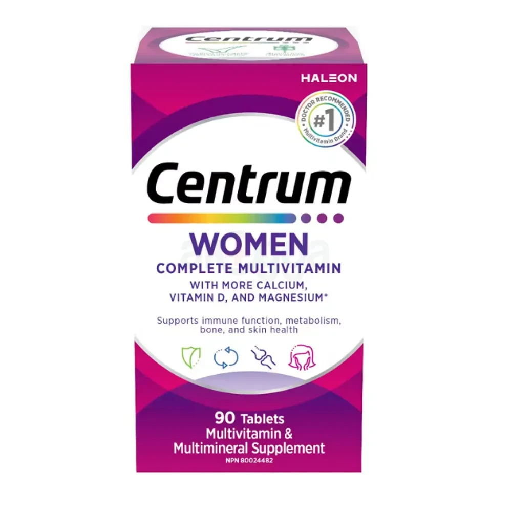 Centrum Multivitamin for Women, Multivitamin/Multimineral Supplement – 120 Tablets