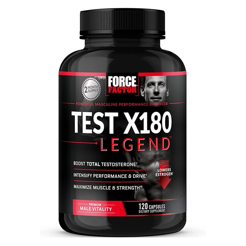 FORCE FACTOR TESTOSTERONE BOOSTERS TEST X180 LEGEND – 120 CAPSULES