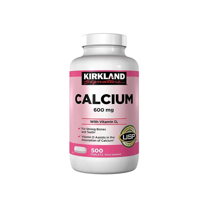 Kirkland Signature Calcium 600 mg + D3, 500 Tablets