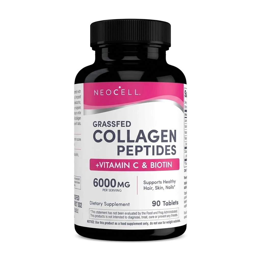 NeoCell Grassfed Super Collagen (Types 1 & 3) + Vitamin C And Biotin – 90 Tablets