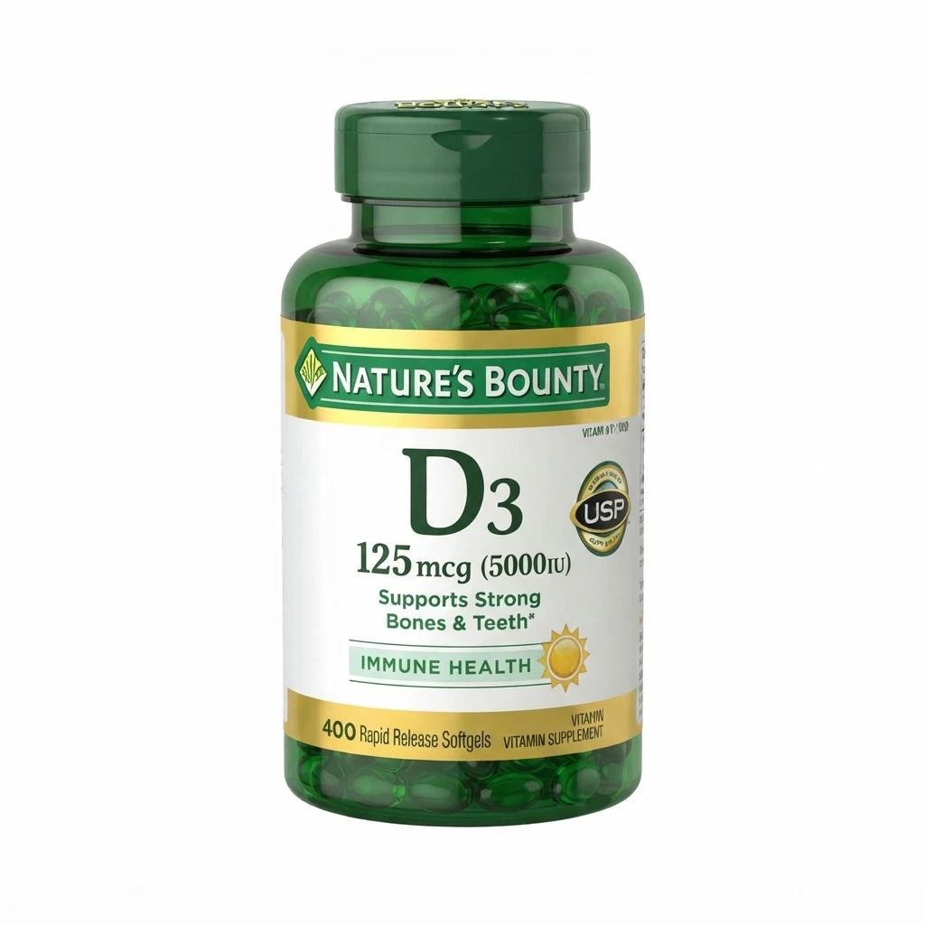 Nature’s Bounty D3 5000 IU – 400 Softgels