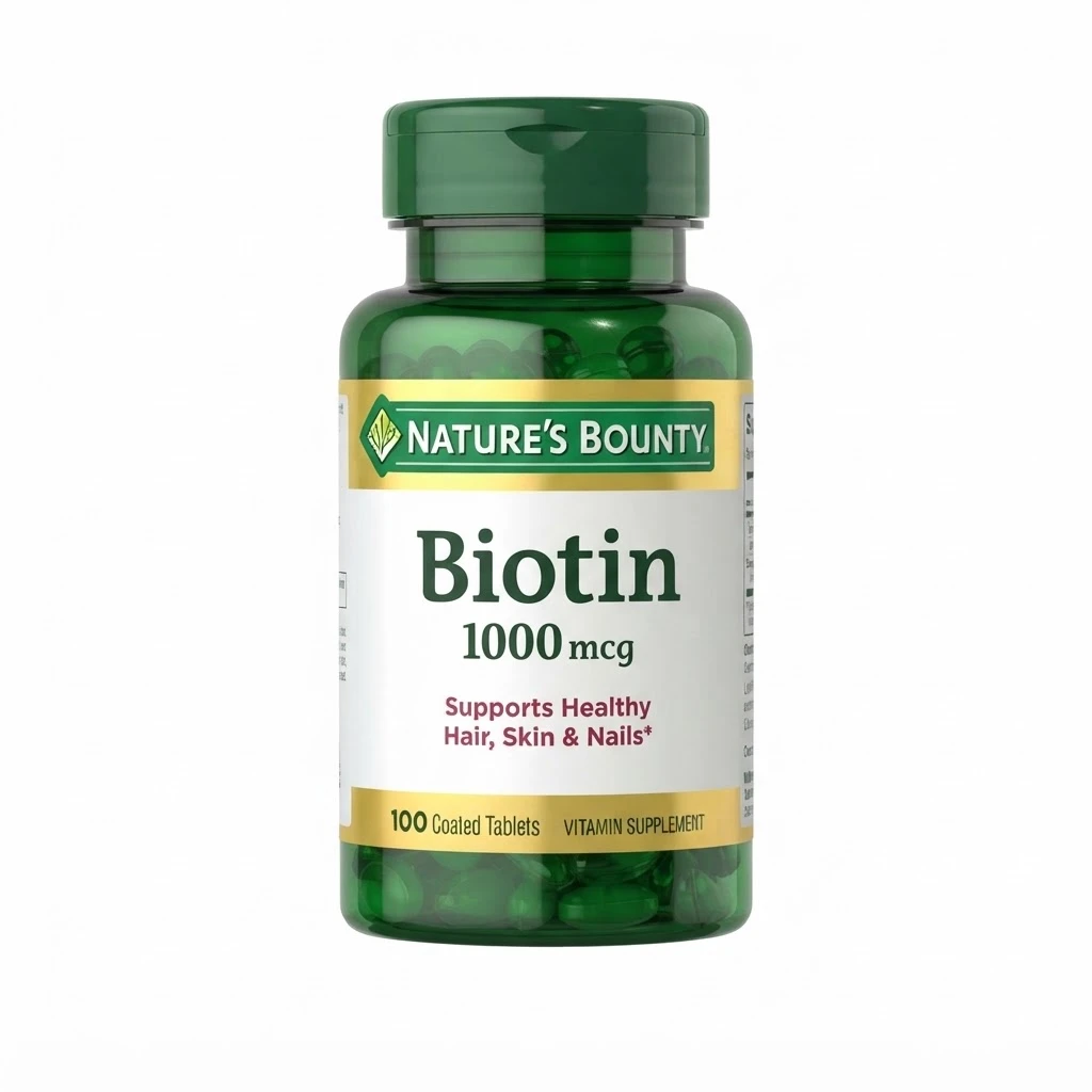 Nature’s Bounty Biotin 1000mcg – 100 Tablets