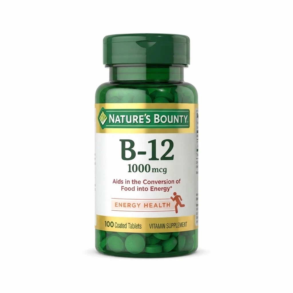 Nature’s Bounty Vitamin B-12 1000mcg – 100 Tablets