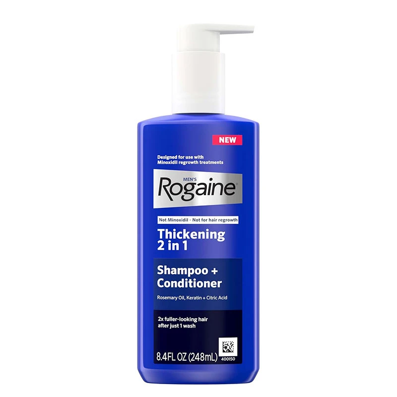 Men’s ROGAINE Hair Thickening 2 in 1 Shampoo + Conditioner – 248ml