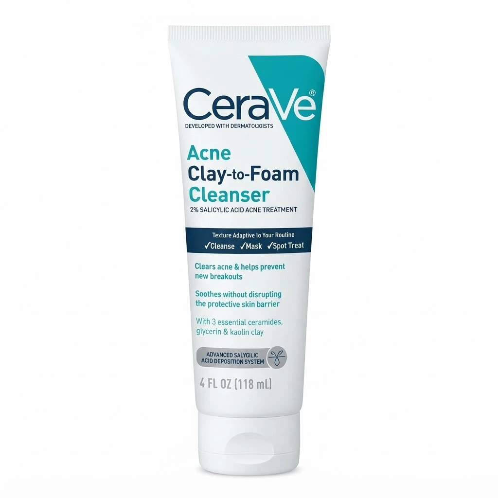 CeraVe Acne Clay to Foam Cleanser 118ml