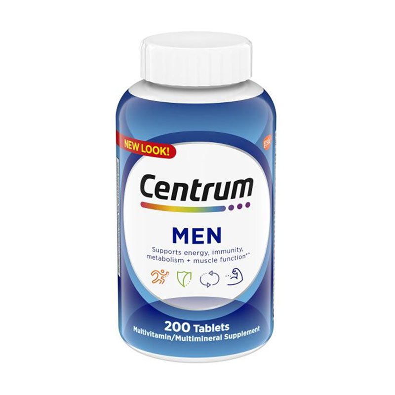 Centrum Multivitamins for Men With Vitamin D3, B Vitamins and Antioxidants, 200 Tablets