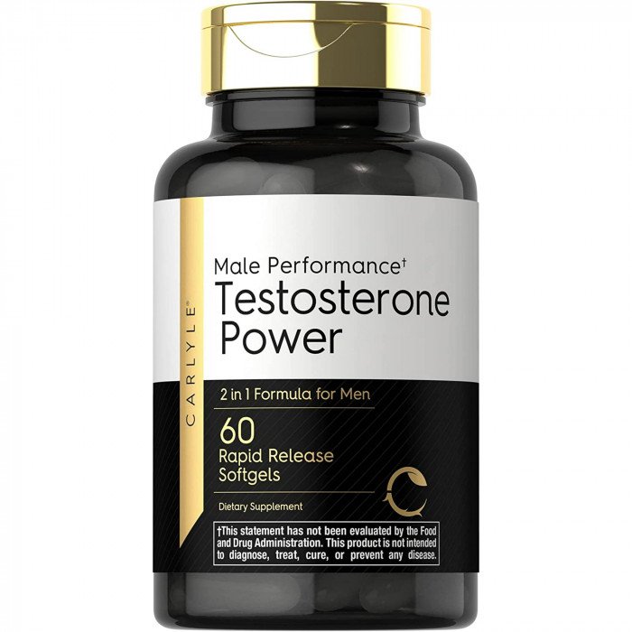 Carlyle Testosterone Powerful Formula for Men – 60 Softgels